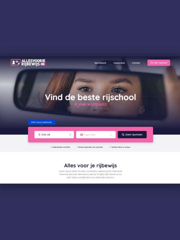 website alles voor je rijbewijs